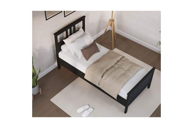Кровать КЫМОР 90x200 Черный-4