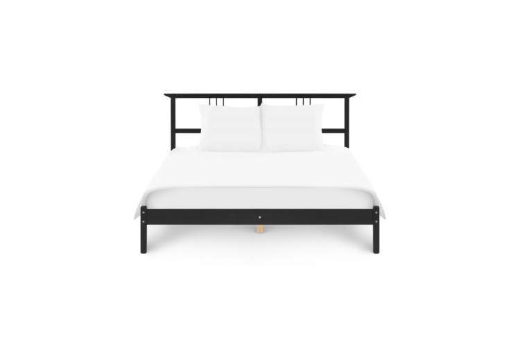 Кровать ВОЙВЫВ 160x200 Черный-1