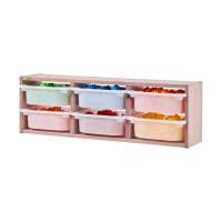 Полка навесная СЫНОД 93х30х21 Светло-белый