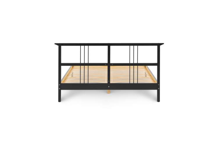 Кровать ВОЙВЫВ 160x200 Черный-11