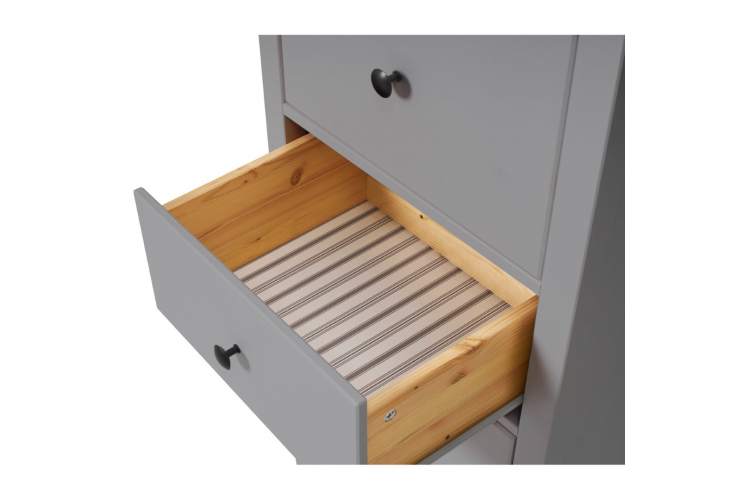 Комод КЫМОР 5 ящиков Серый-9