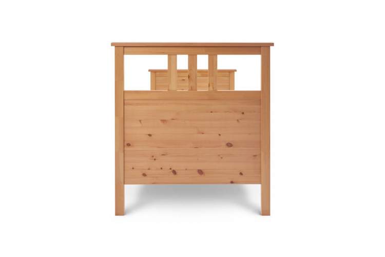 Кровать КЫМОР 90x200 Светло-коричневый-12