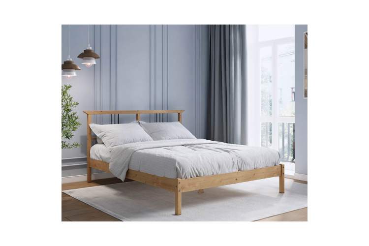 Кровать ВОЙВЫВ 160x200 Светло-коричневый-3