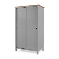 Шкаф раздвижной КЫМОР Серый/Светло-коричневый