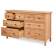 Комод КЫМОР 8 ящиков Светло-коричневый