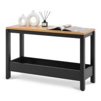 Консольный стол КОДЗУВ 100x35 Черный/Светло-коричневый