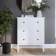 Комод ТИРАНА 3 ящика Белый