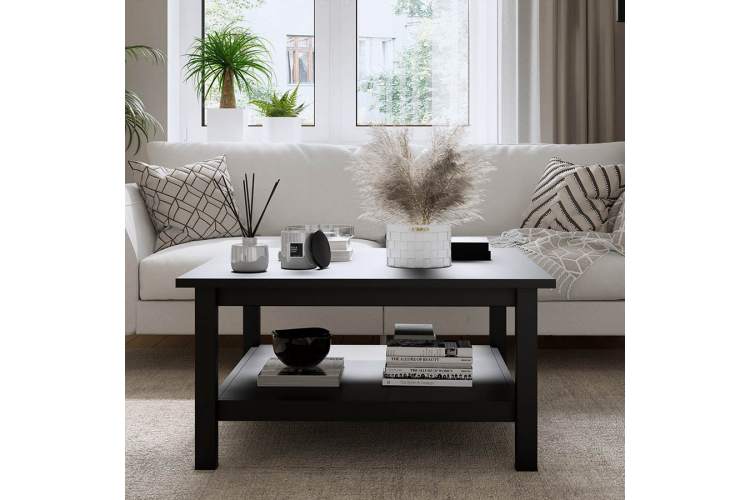 Журнальный стол КЫМОР 90х90 Черный-3