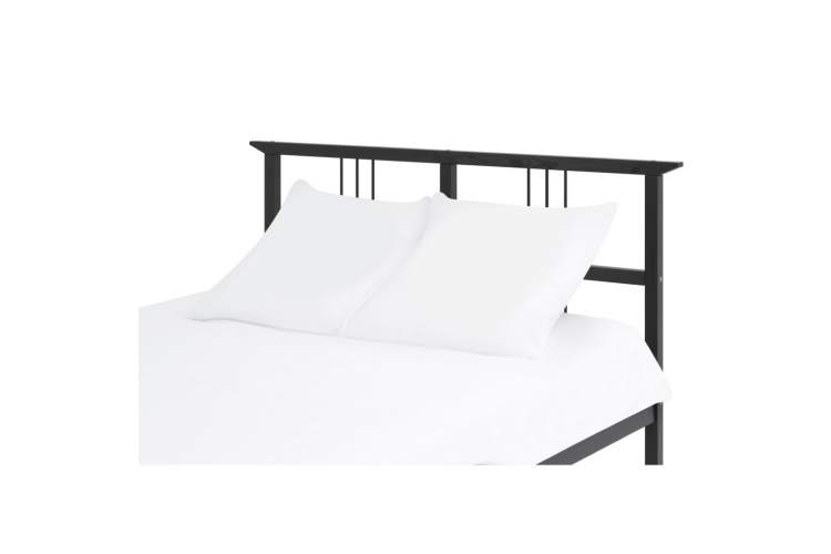 Кровать ВОЙВЫВ 140x200 Черный-8