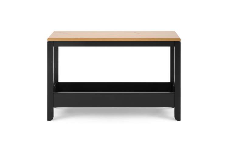 Консольный стол КОДЗУВ 100x35 Черный/Светло-коричневый-5