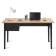 Письменный стол ВУХТЫМ 140x70 Черный/Светло-коричневый