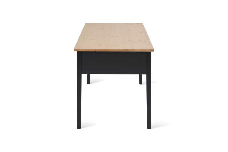 Письменный стол ВУХТЫМ 140x70 Черный/Светло-коричневый-13