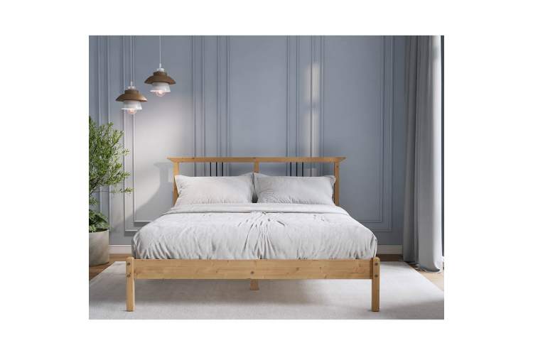 Кровать ВОЙВЫВ 160x200 Светло-коричневый-2