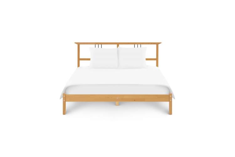 Кровать ВОЙВЫВ 160x200 Светло-коричневый-1