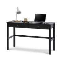 Письменный стол КЫМОР 121x47 Черный/Светло-коричневый