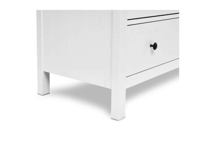 Комод КЫМОР 6 ящиков Белый/Светло-коричневый-10