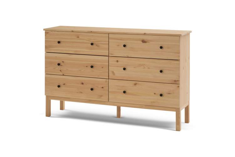 Комод ТИРАНА 6 ящиков Светло-коричневый-5