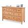 Комод КЫМОР 8 ящиков Светло-коричневый