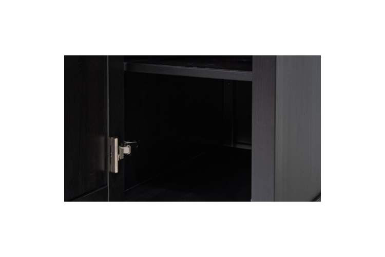 Письменный стол КЫМОР 155х65 Черный/Светло-коричневый-13