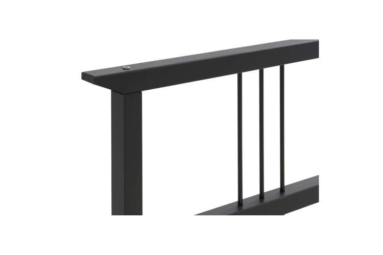 Кровать ВОЙВЫВ 140x200 Черный-9