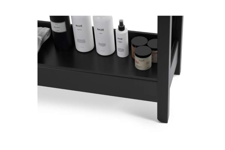 Консольный стол КОДЗУВ 100x35 Черный/Светло-коричневый-6