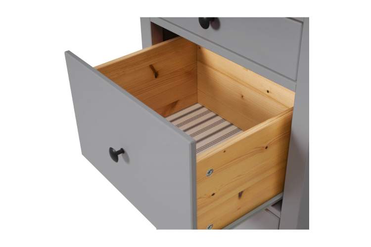 Комод КЫМОР 5 ящиков Серый-8