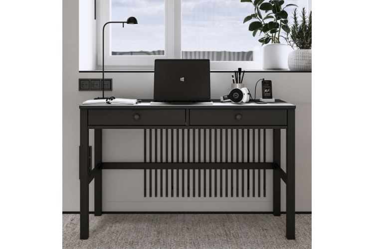 Письменный стол КЫМОР 121x47 Черный-2