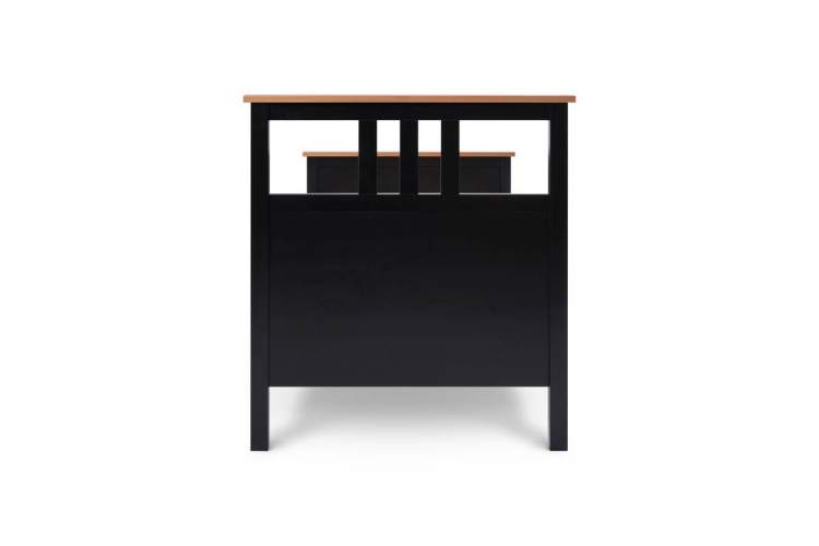 Кровать КЫМОР 90x200 Черный/Светло-коричневый-12