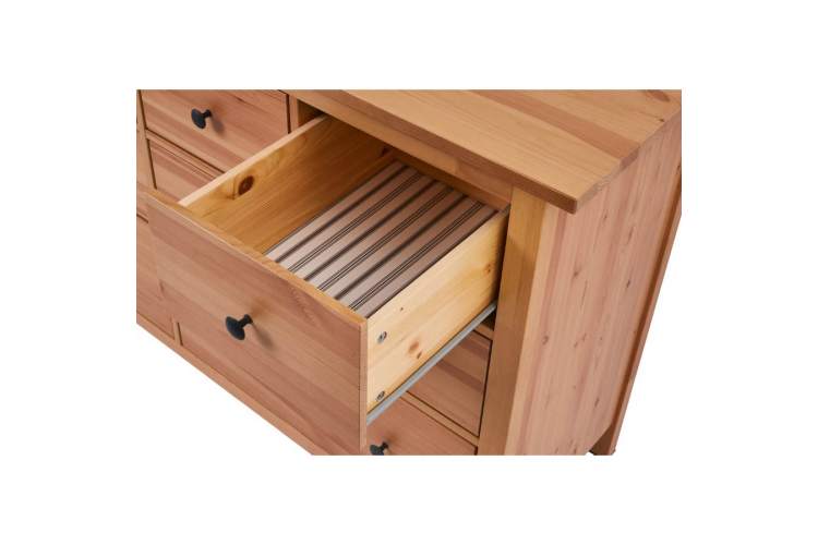 Комод КЫМОР 8 ящиков Светло-коричневый-5