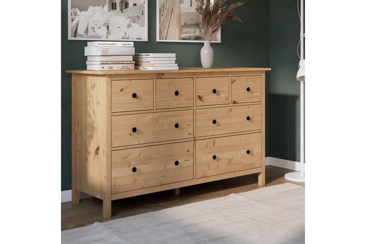 Комод КЫМОР 8 ящиков Светло-коричневый-2