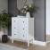 Комод ТИРАНА 3 ящика Белый