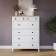 Комод КЫМОР 6 ящиков Белый/Светло-коричневый