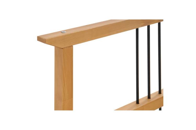 Кровать ВОЙВЫВ 160x200 Светло-коричневый-9