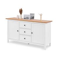 Сервант КЫМОР Белый/Светло-коричневый