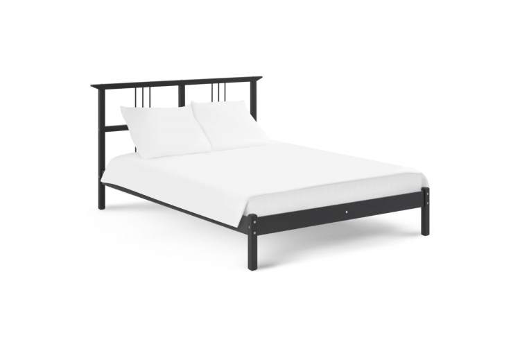 Кровать ВОЙВЫВ 140x200 Черный