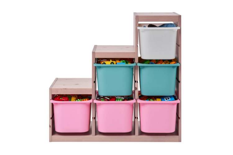 Каркас стеллажа СЫНОД 94х91х44 Светло-белый-1