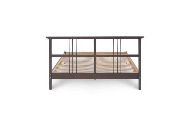 Кровать ВОЙВЫВ 160x200 Серо-коричневый-10