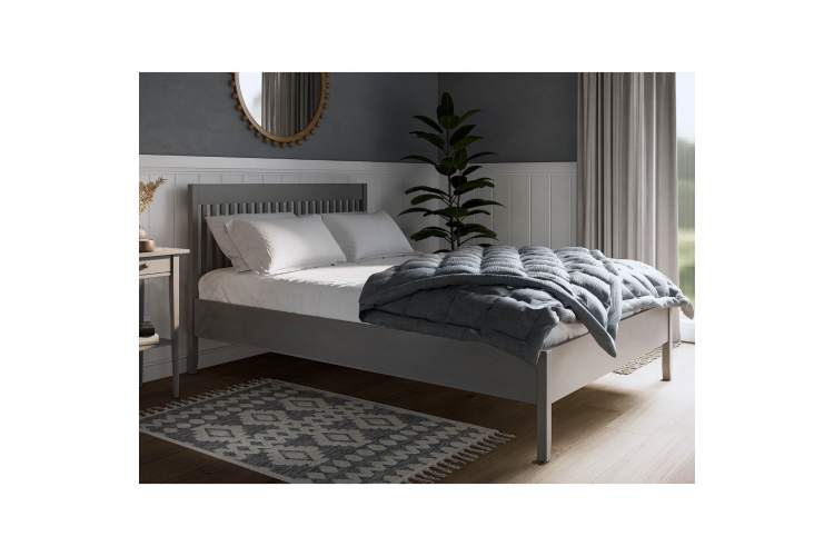 Кровать ИЛЕКСА 140х200 Серый-3