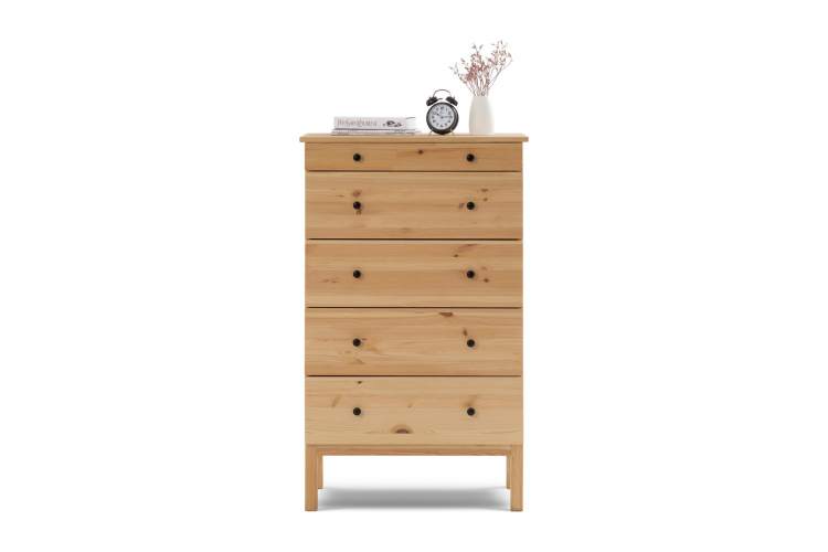 Комод ТИРАНА 5 ящиков 79 Светло-коричневый-1