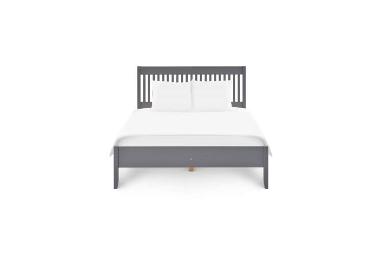Кровать ИЛЕКСА 140х200 Серый-1