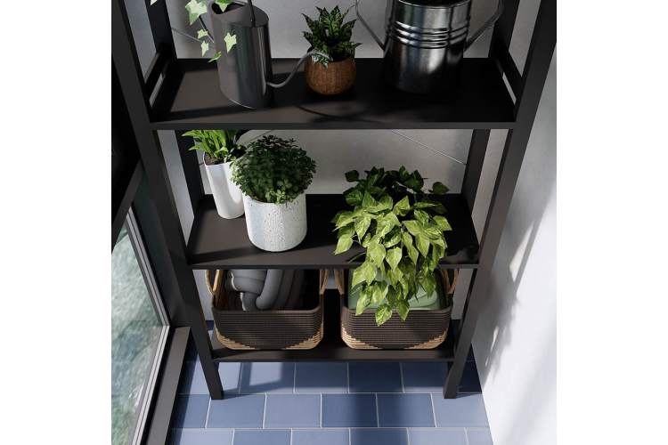 Этажерка УДОРА 5 полок 89х210х30 Черный-3