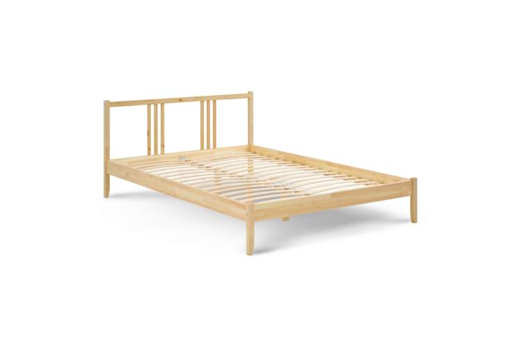 Кровать УСКАР 140х200 Прозрачный лак-5