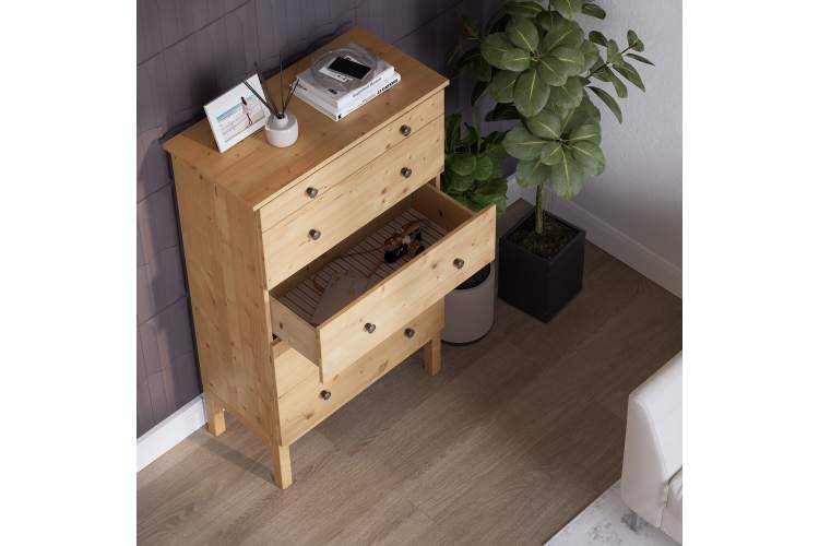 Комод ТИРАНА 5 ящиков 79 Светло-коричневый-4