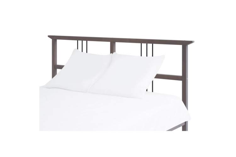 Кровать ВОЙВЫВ 160x200 Серо-коричневый-9