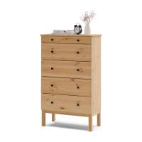 Комод ТИРАНА 5 ящиков 79 Светло-коричневый