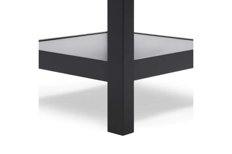 Журнальный стол КЫМОР 55х55 Черный/Светло-коричневый-8