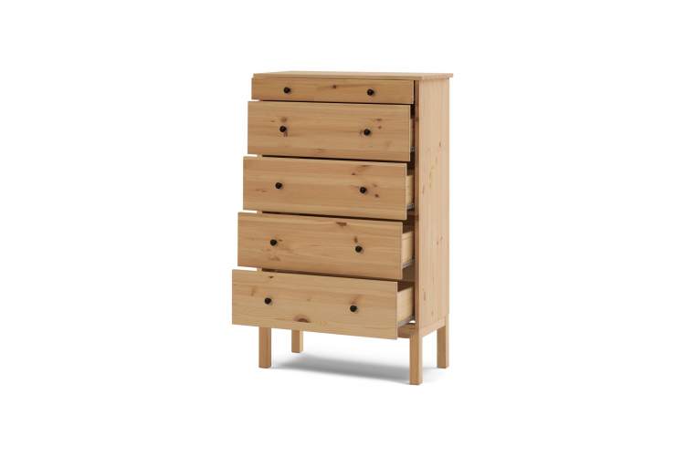 Комод ТИРАНА 5 ящиков 79 Светло-коричневый-7