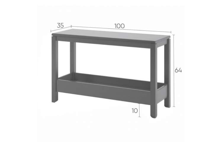 Консольный стол КОДЗУВ 100x35 Серый-6