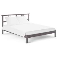Кровать ВОЙВЫВ 160x200 Серо-коричневый