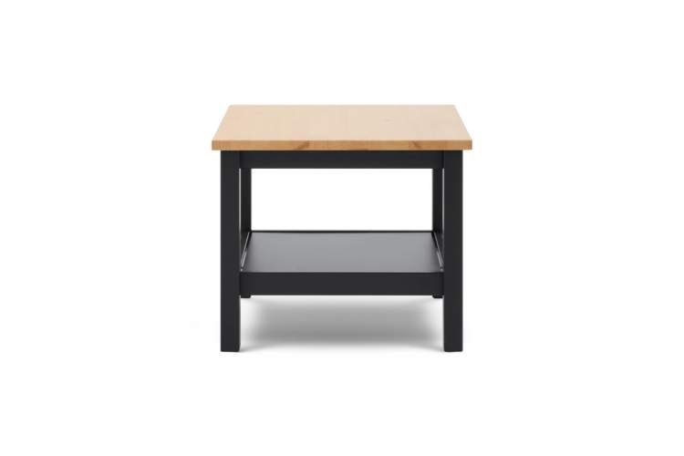 Журнальный стол КЫМОР 55х55 Черный/Светло-коричневый-5